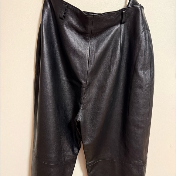 Vintage Black Leather Pants - Picture 11 of 12